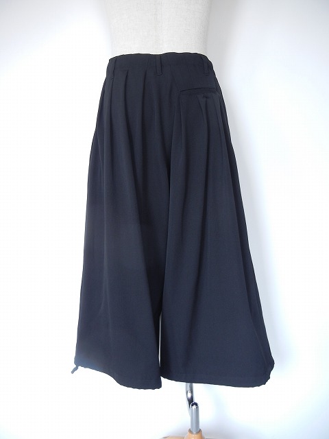 Yohji Yamamoto [HH-P46-100 / バルーンパンツ] YOHJI YAMAMOTO シワギャバ バルーンパンツ(HH-P46-100)